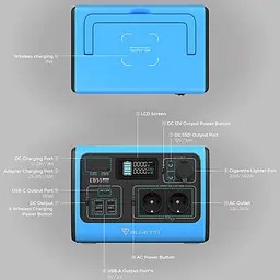 Зарядна електростанція Bluetti EB55 150000mAh 700W - мініатюра 5