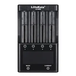 Зарядний пристрій LiitoKala Lii-500S, 4x(Lion/NiMH/NiCd), Power Bank, discharge function, display - мініатюра 2