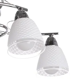 Люстра стельова Brille класична E14 40W CH (HTL-161C/6) - мініатюра 3