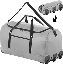 Сумка дорожня на колесах TravelZ Wheelbag 100 Liter Grey (603092) - мініатюра 3