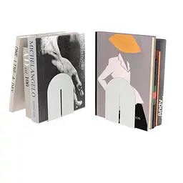 Тримачі для книг (комплект 2 шт) Nice & Cozy Stand білі