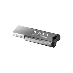 USB флеш накопичувач ADATA 64GB AUV 250 Black USB 2.0 (AUV250-64G-RBK) - мініатюра 2