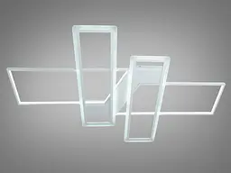 Стельова LED-люстра з пультом 100 ВТ Diasha 5601/B WH - мініатюра 2