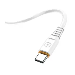 Кабель Aspor A127 Quick Charge USB – Type-C (6A/1м)- білий - мініатюра 2