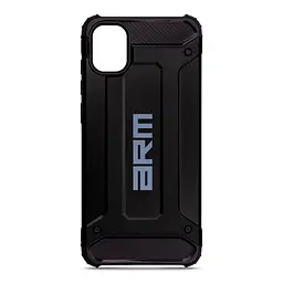 Чехол для Samsung Galaxy A05 (A055), Panzer, черный, противоударный, бронированный, милитари, панель-накладка, защита всего корпуса, защита дисплея и камеры, термополиуретан (TPU) + поликарбонат (PC), ArmorStandart (ARM73731)