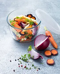 Форма для запікання з кришкою Pyrex Cook&Freez, 12х6 см, 0,6 л (6472088) - мініатюра 2