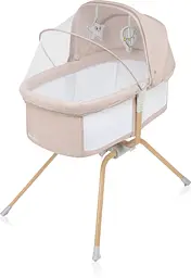Ліжечко дитяче приставне Lionelo Malin Evo Beige Natural - мініатюра 4