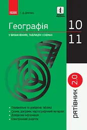 Географія у визначеннях, таблицях і схемах. 10-11 класи. Рятівник 2.0