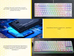 Клавіатура ігрова механічна HATOR HTK520 Black Rockfall 2 Mecha TKL Orange - мініатюра 8