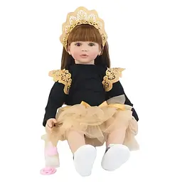 Силіконова колекційна лялька реборн reborn дівчина домініка Reborn Dolls det0018837