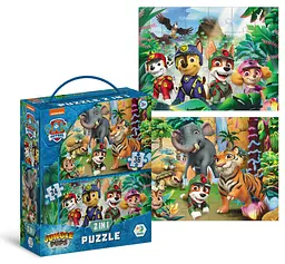 Пазл 2 в 1 Paw Patrol. Пригоди у Джунглях