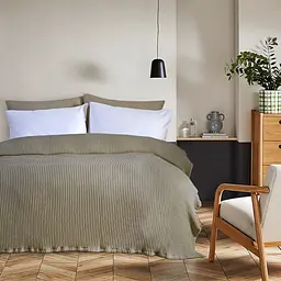 Покривало Lotus Home - Bellia khaki хакі 160x200 - мініатюра 2