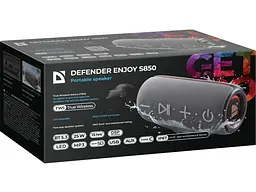 Портативна колонка Defender Enjoy S850 Black (65851) - мініатюра 8