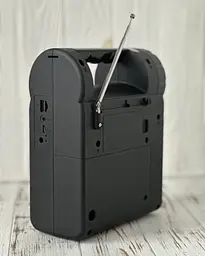 Ліхтар радіоприймач акумуляторний Bluetooth цифровий FM тюнер SD USB плеєр прожектор світильник LED лампа UKC FP-26 - мініатюра 11