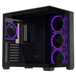 Корпус для ПК ASUS A32 Plus Tempered Glass Black (90DC00S0-B19000) - мініатюра 3
