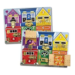 Дошка Melissa&Doug із засувками дерев'яна (MD13785) - мініатюра 4