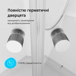 Душова кабіна напівкругла AM.PM X-Joy 100×100 см, прозоре скло, профіль матовий хром, W94C-401-100MT - мініатюра 5