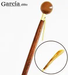 Лопатка для взуття Garcia ручної роботи Shoe Horn деревина бука, рукоять у вигляді м'яча код 4009