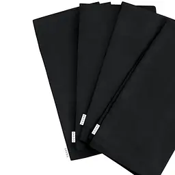 Серветки Cosas Panther 30х30 см 4 шт. (Set-4Serviette_RanforsBlack_30) - мініатюра 2