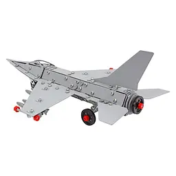 Дитячий металевий конструктор "Винищувач F16" 9598TXK 430 деталей - мініатюра 3