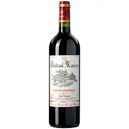 Вино Chateau Mausse. Шато Мосс Канон-Фронсак 2021 красное 0.75 л