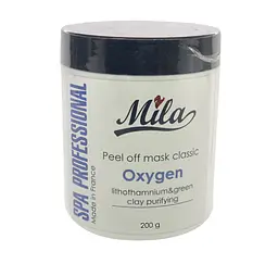 Альгінатна маска Киснева Антиакне з зеленою глиною MASK CLASSIC OXYGEN POWDER Mila Perfect 200 г