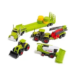 Ігровий набір металевих машинок Tractor Squad, Molto (26822) Molto art26822 - мініатюра 3