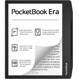 Електронна книга з підсвічуванням PocketBook 700 Era Stardust Silver (PB700-U-16-WW)