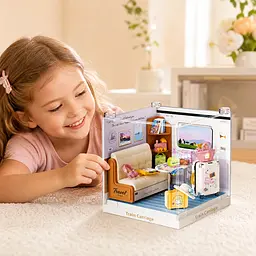 Конструктор-румбокс Mini House серії Інтер'єр Міні - Купе поїзда (8036) - мініатюра 3