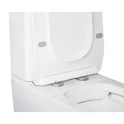 Унітаз-компакт Qtap Crow безободковий з сидінням Soft-close QT05222170W - мініатюра 4