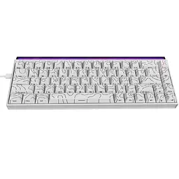 Клавіатура Ajazz NK68 Red Switch White USB-C (NK68-R-S-W)