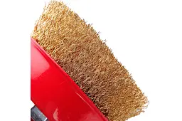 Корщітка APRO для болгарки УШМ дротяна щітка чашкова 100 мм x М14 830427 - мініатюра 2