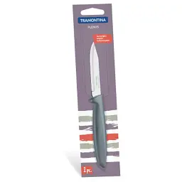 Кухонний ніж Tramontina Plenus Vegetable, 76 мм, Grey (23420/163)