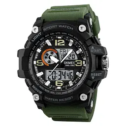 Наручний годинник чоловічий Skmei 1283 Army Green, 1283AG (12300)