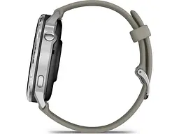 Смарт-годинник Garmin Venu 4 45 mm Silver with Silver Gray Silicone Band (010-03014-01) - мініатюра 6