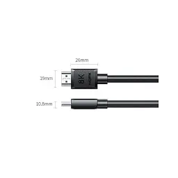 Кабель мультимедійний HDMI M to HDMI M 3.0m 8K60Hz 48Gbps black Ugreen (45433) - мініатюра 2