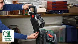 Мінімийка високого тиску UniversalAquatak 135 1900Вт 135бар 410л/год насадка 3в1 7.9кг Bosch teh0016613 - мініатюра 9