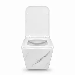 Підвісний безободковий унітаз VBI Caprera Tornado 52x36 см marble nature VBI-020304 - мініатюра 4