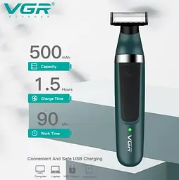 Електробритва VGR V-393 Black - мініатюра 4