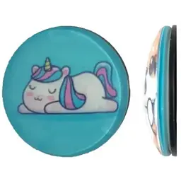 Тримач Поп Сокет New Glass (Скло) Baby Unicorn №41