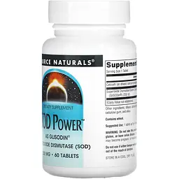Супероксиддисмутаза Source Naturals SOD Power 250 мг 60 таблеток - мініатюра 2