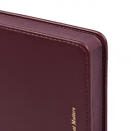 Щоденник діловий Leo Planner 2027 Royal А5 твердий бордовий 368 сторінок (252770) - мініатюра 2