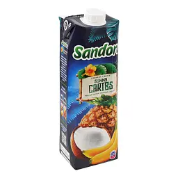 Нектар Sandora Смаки світу Sunny Caribs Банан-ананас-кокос неосвітлений стерилізований 950 мл - мініатюра 3