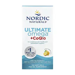 Омега-3 риб'ячий жир Nordic Naturals Ultimate Omega + CoQ10 120 softgels