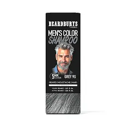 Шампунь камуфлюючий Beardburys Men's Color Shampoo Grey 9G сірий - мініатюра 2