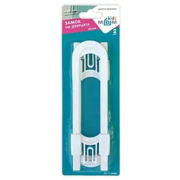 Замок-блокатор для дверцят MBM Kids 2 шт білий (BS-10 WHITE) - мініатюра 2