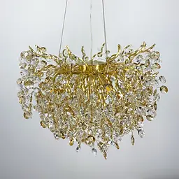 Підвісна люстра з кришталевими камінчиками Bouquet Line.F Діаметр 60см - мініатюра 4