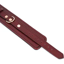 Наручники Liebe Seele Wine Red wirst Cuffs - мініатюра 8
