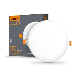 Світильник Videx LED 15W 4100K 220V (VL-DLFR-154) - мініатюра 2