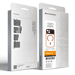 Чохол ArmorStandart Y17 MagCase для Apple iPhone 15 Orange - мініатюра 3